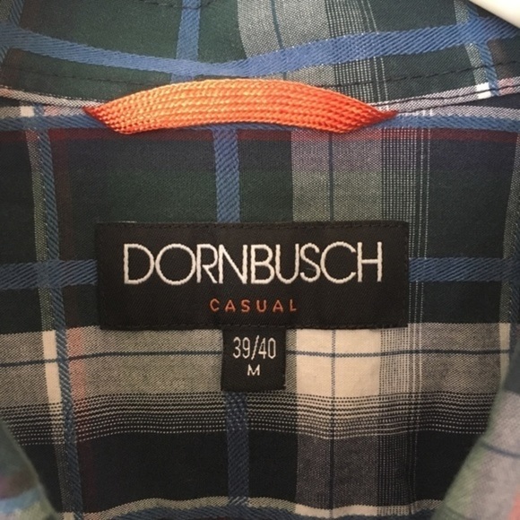 Dornbusch Men’s Long Sleeve Plaid Button Down Shirt - Picture 3 of 4